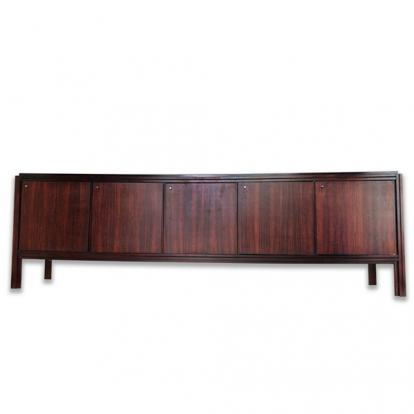 MOBILE SIDEBOARD IN LEGNO STILE MID CENTURY