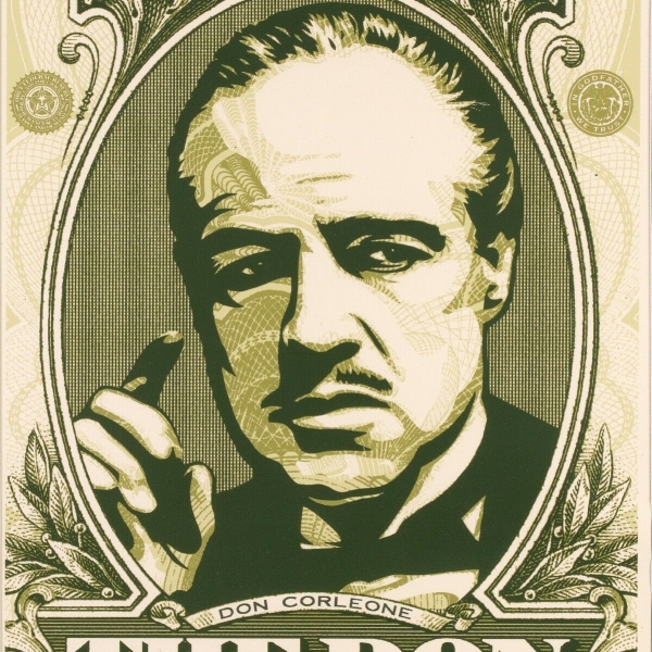 Obey-Giant-F Shepard Fairey “in GoodFather We Trust”