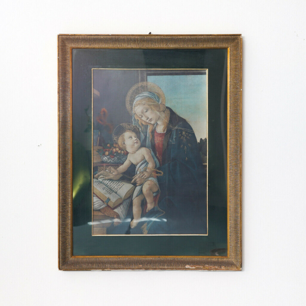 Quadro arte religiosa Madonna con Bambino