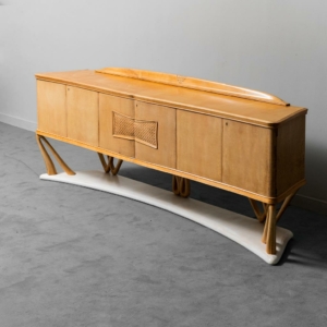 Sideboard in legno stile dassi anni '40 vintage modernariato