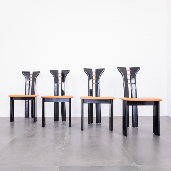 4 sedie scultoree Pierre Cardin design