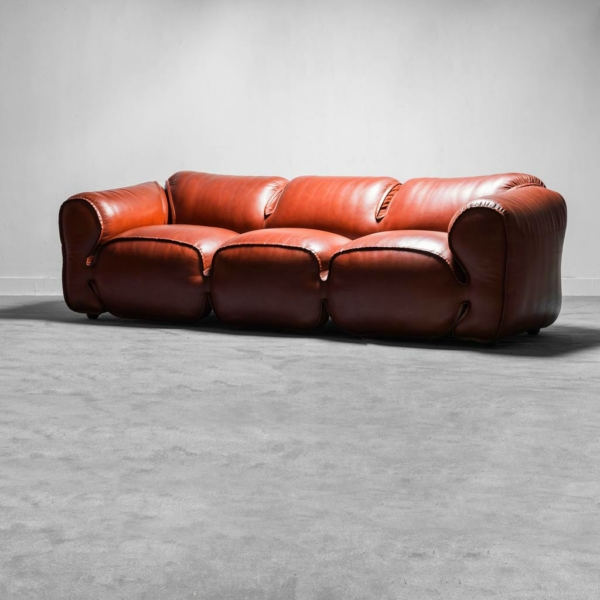 Set divano due poltrone B&T Salotti anni '70 vintage modernariato