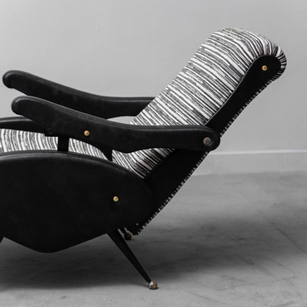 Poltrona reclinabile Oscar Ello Pini anni '70 Vintage Modernariato