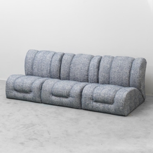 Divano modulare 3 posti vintage restaurato anni ’70 modernariato