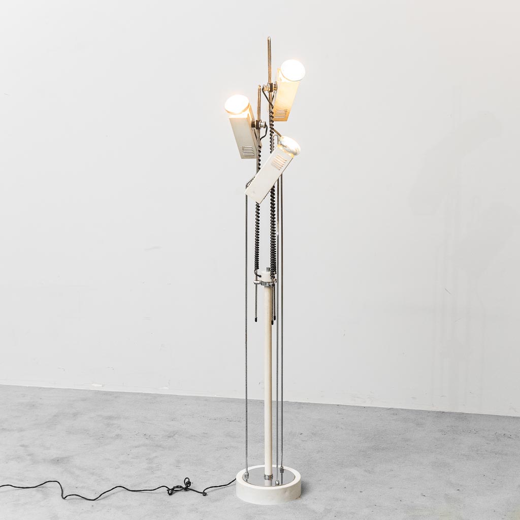 Lampada da terra vintage stile Joe Colombo design space age anni ’70