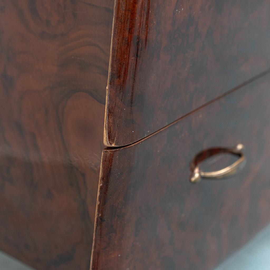 Sideboard Credenza Vintage in Legno con Piedi in Ottone Design anni '60