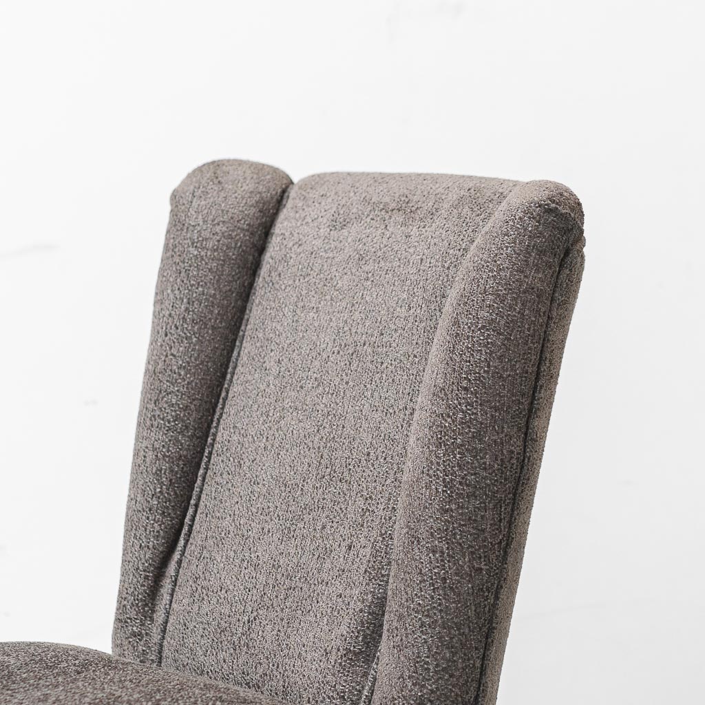 Coppia di Poltroncine Vintage Restaurate con Schienale Alto anni '50